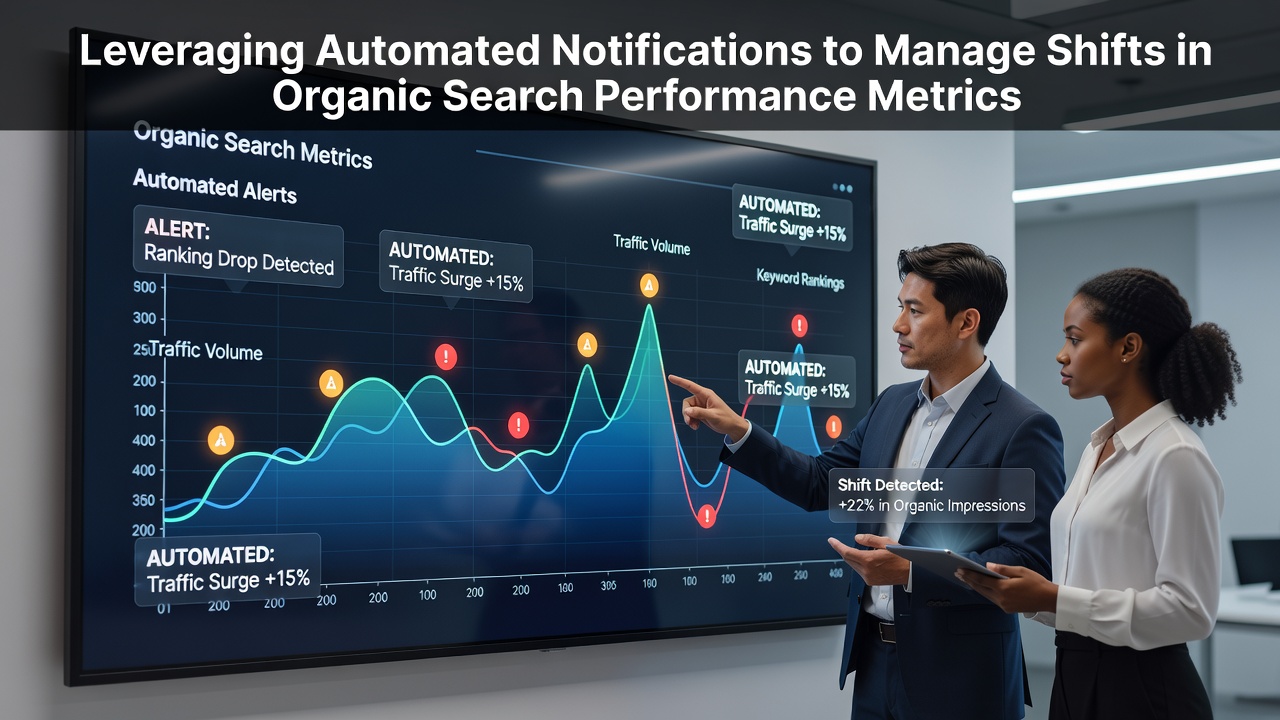 Leveraging Automated Notifications to Manage Shifts in Organic Search Performance Metrics